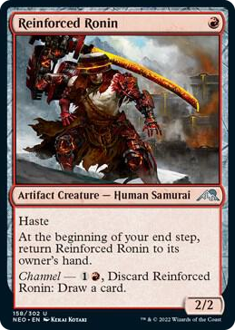 0158 Reinforced Ronin U Kamigawa: Neon Dynasty