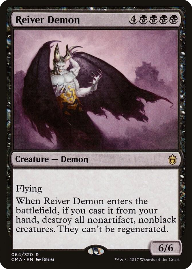 Reiver Demon #64 R - Commander Anthology Pokemon card