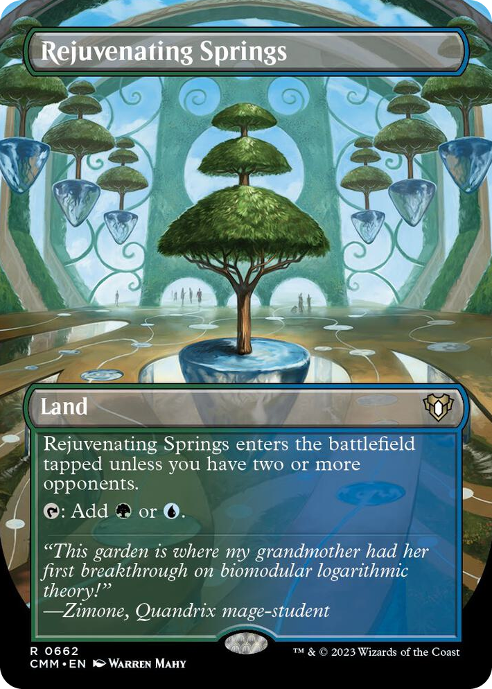 0662 Rejuvenating Springs (Borderless) R Commander Masters