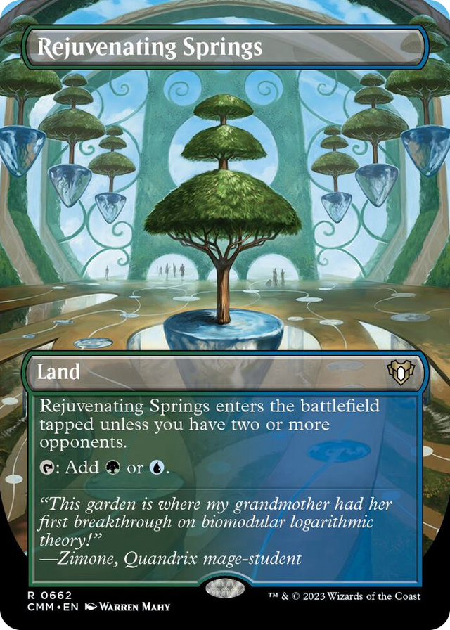 0662 Rejuvenating Springs (Borderless) R Commander Masters