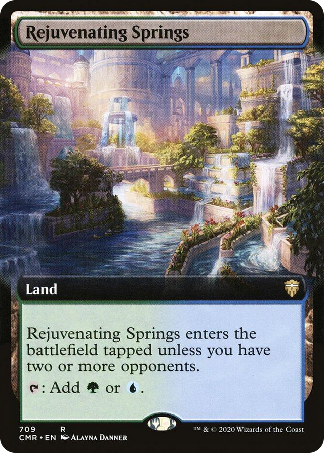 0709 Rejuvenating Springs (Extended Art) R Commander Legends