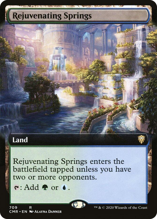 0709 Rejuvenating Springs (Extended Art) R Commander Legends