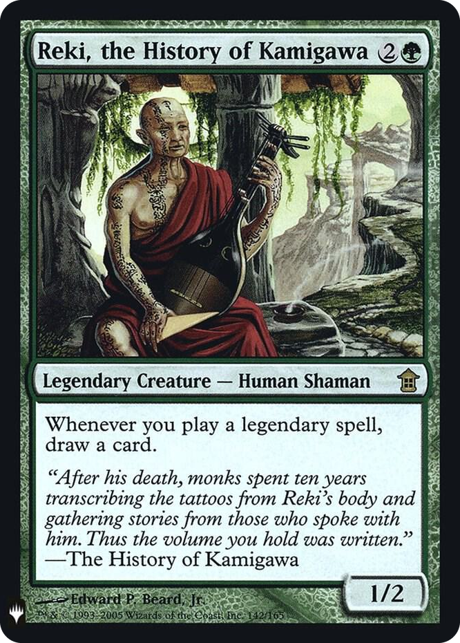 Reki, the History of Kamigawa #142 R - The List Reprints Pokemon card