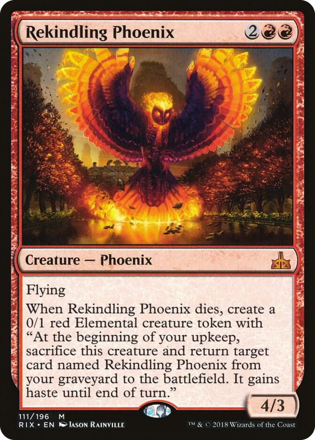 0111 Rekindling Phoenix M Rivals of Ixalan