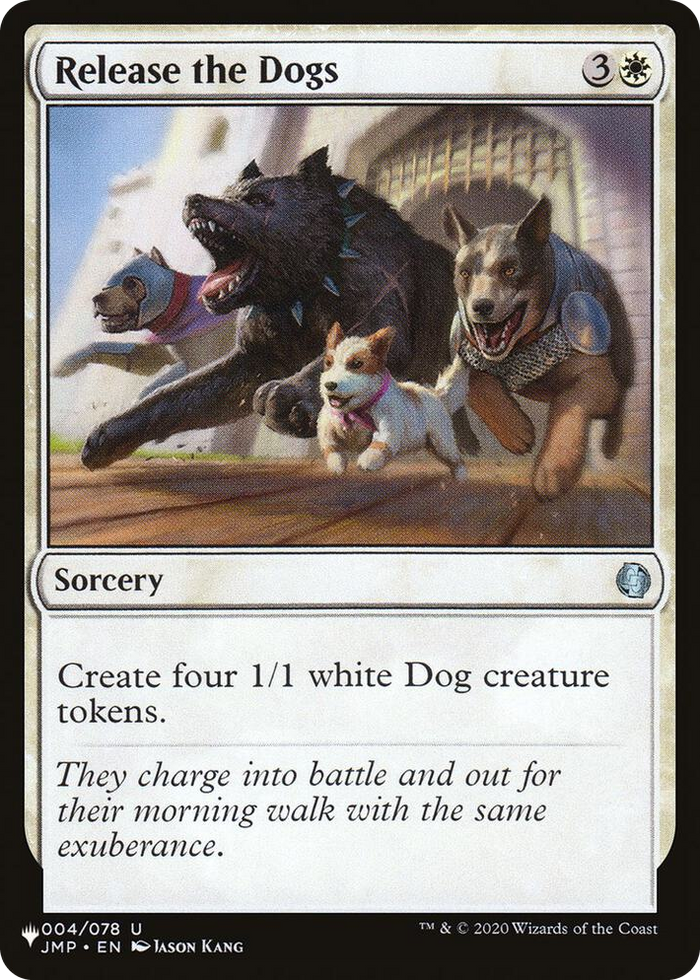 Release the Dogs #4 U - The List Reprints Pokemon card