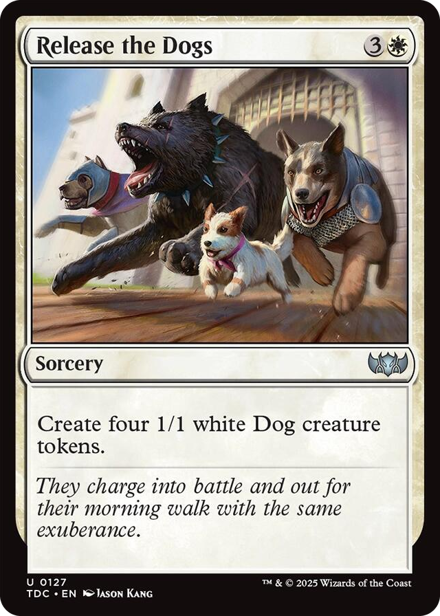 0127 Release the Dogs U Commander: Tarkir: Dragonstorm