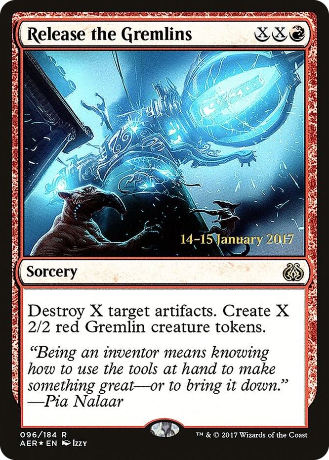 0096 Release the Gremlins R Prerelease Cards