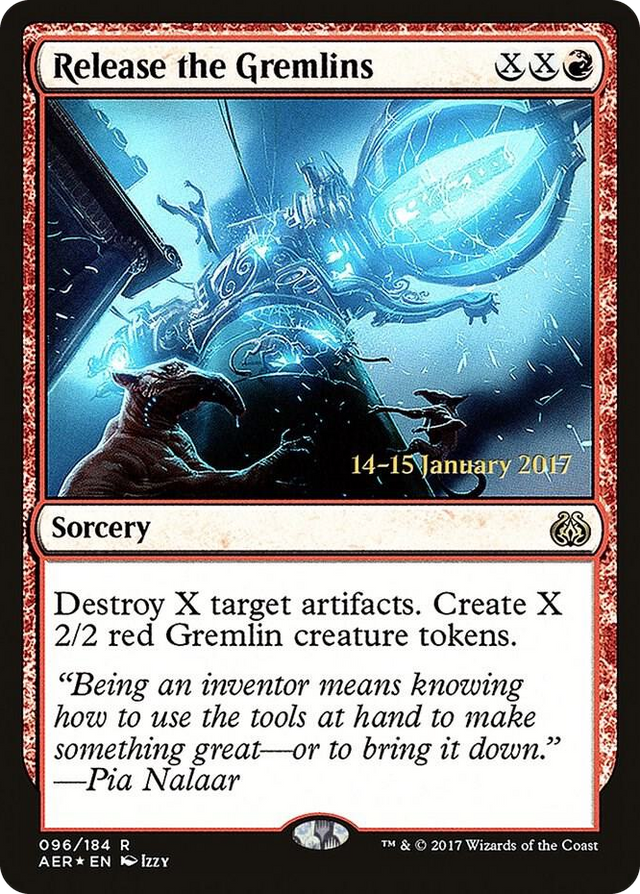 0096 Release the Gremlins R Prerelease Cards