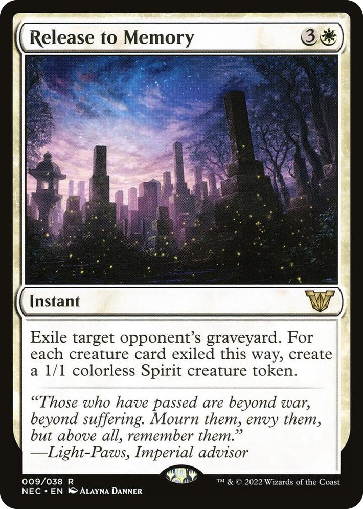 0009 Release to Memory R Commander: Kamigawa: Neon Dynasty
