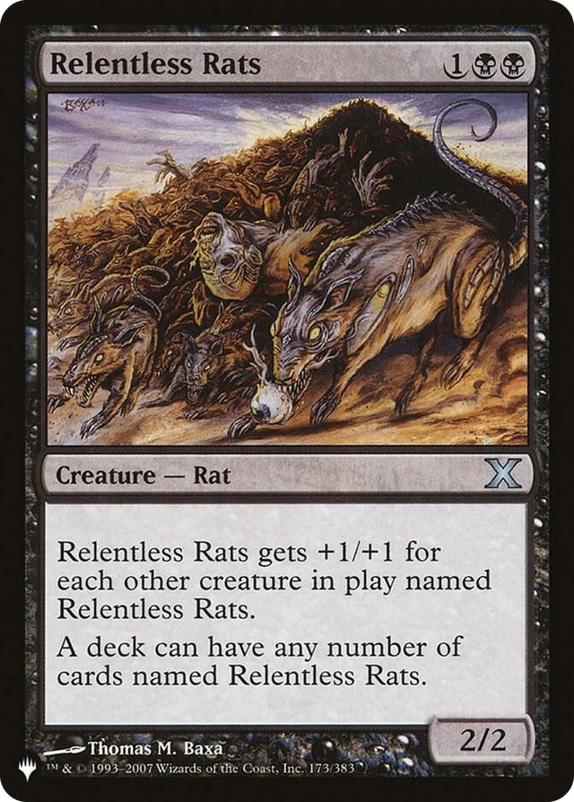 0173 Relentless Rats U The List Reprints