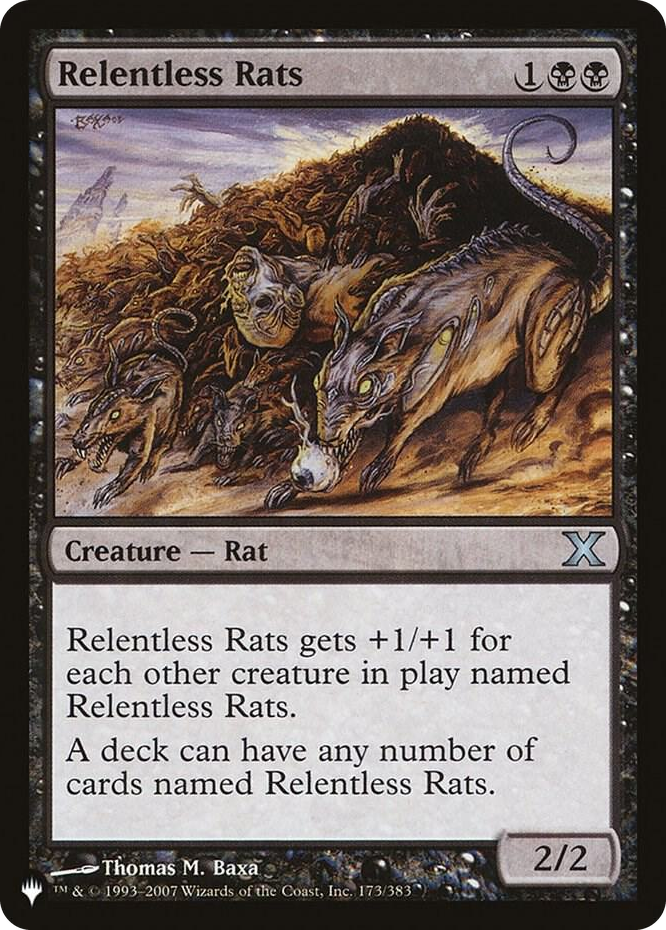 Relentless Rats #173 U - The List Reprints Pokemon card