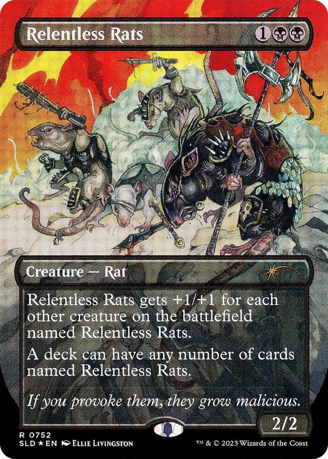0752 Relentless Rats (752) R Secret Lair Drop Series