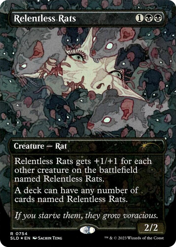 0754 Relentless Rats (754) R Secret Lair Drop Series