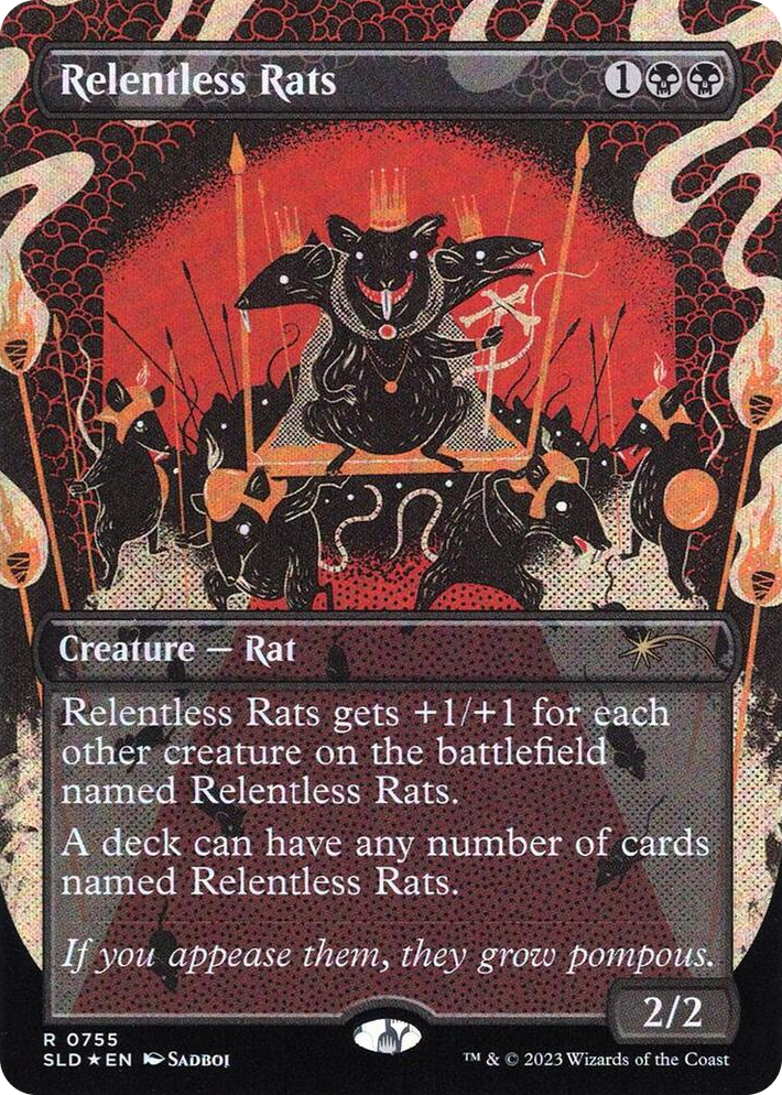 0755 Relentless Rats (755) R Secret Lair Drop Series