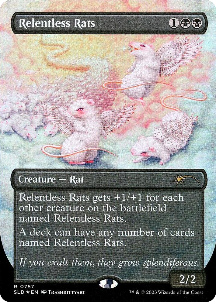 0757 Relentless Rats (757) R Secret Lair Drop Series