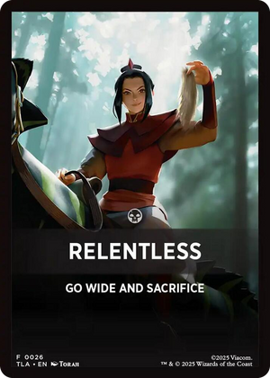 0026 Relentless Theme Card T The Last Airbender