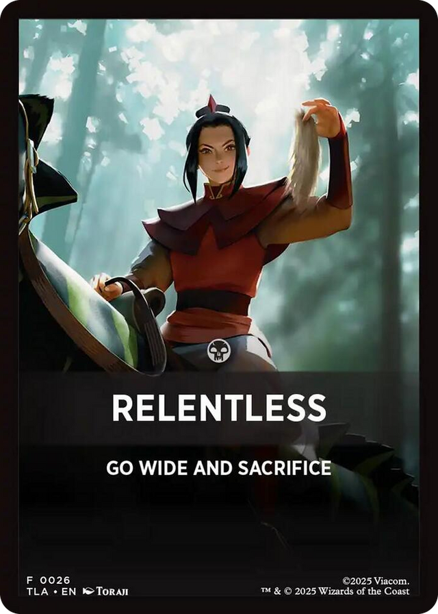 0026 Relentless Theme Card T The Last Airbender