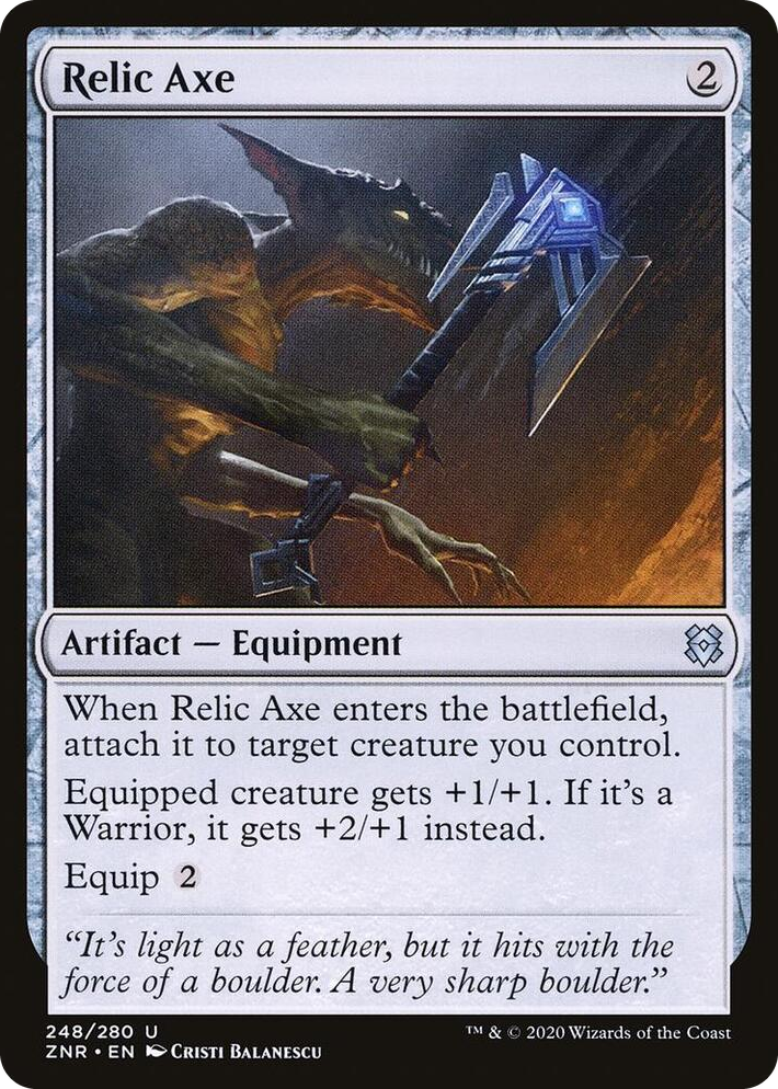 0248 Relic Axe U Zendikar Rising