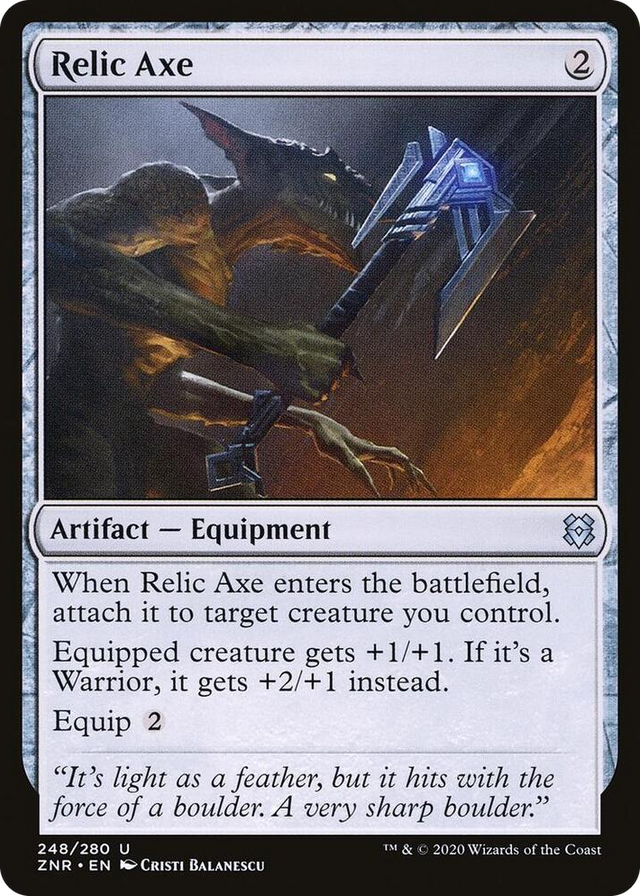 0248 Relic Axe U Zendikar Rising