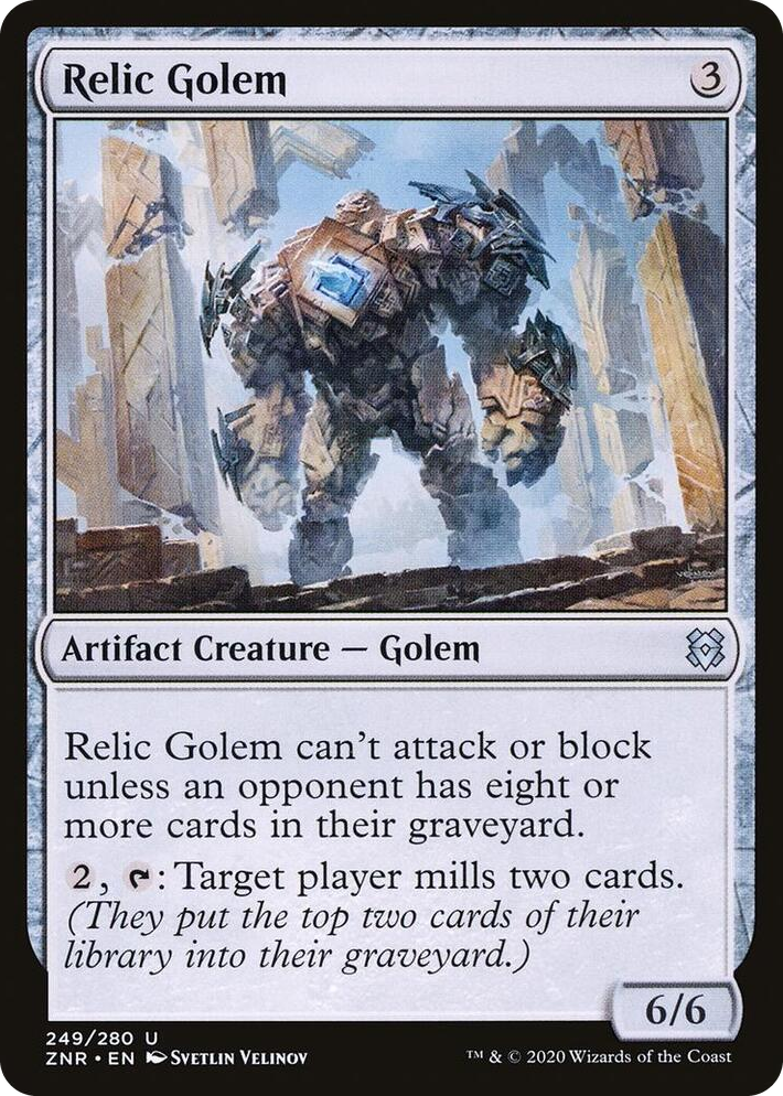 0249 Relic Golem U Zendikar Rising