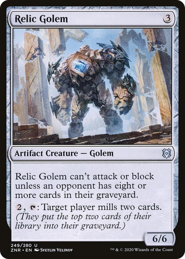 0249 Relic Golem U Zendikar Rising