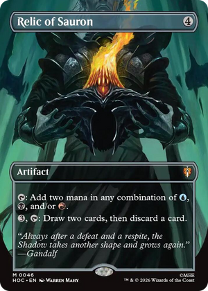 0046 Relic of Sauron (Borderless) M The Hobbit: Eternal-Legal