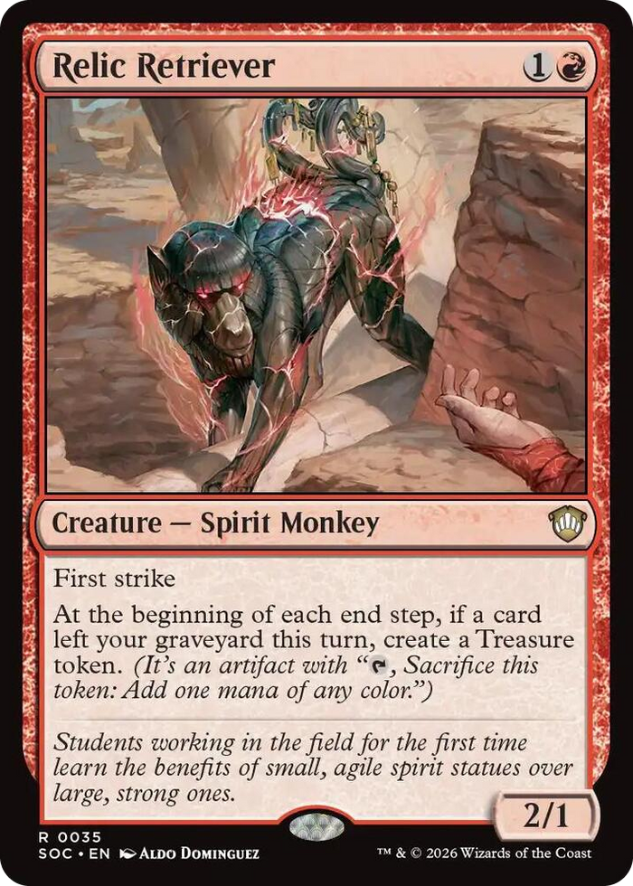 Relic Retriever #35 R - Commander: Secrets of Strixhaven Pokemon card