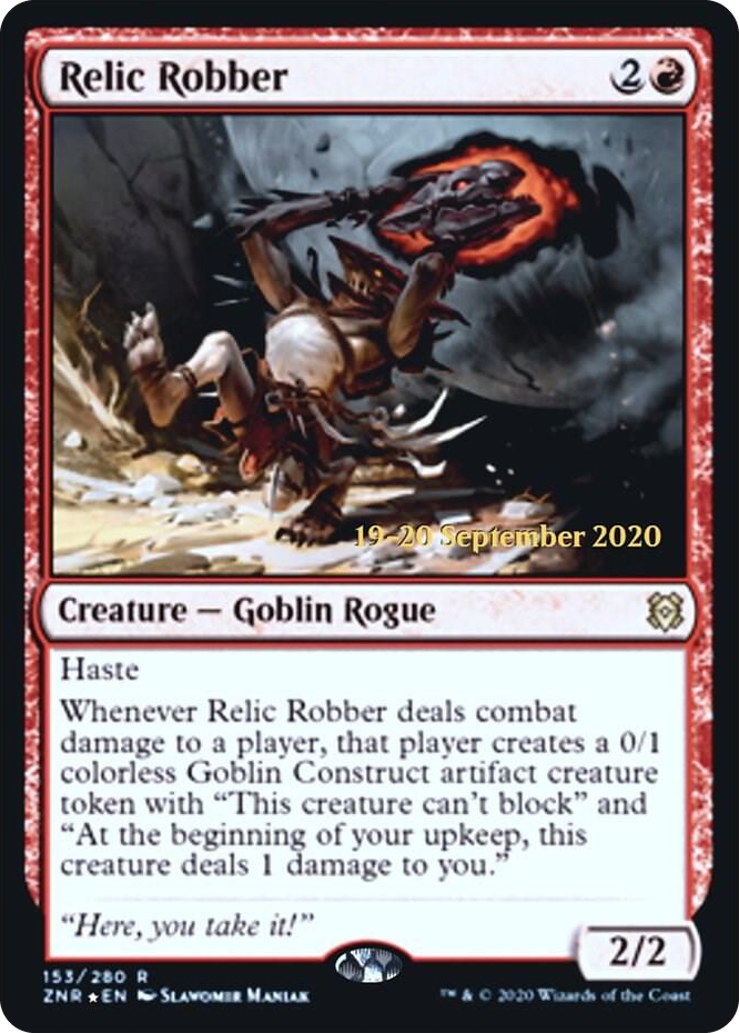 Relic Robber #153 R - Prerelease Cards Pokemon card