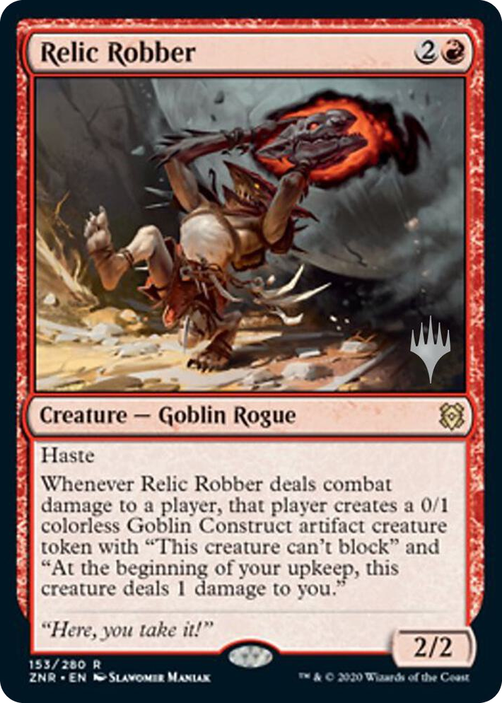 0153 Relic Robber R Promo Pack: Zendikar Rising