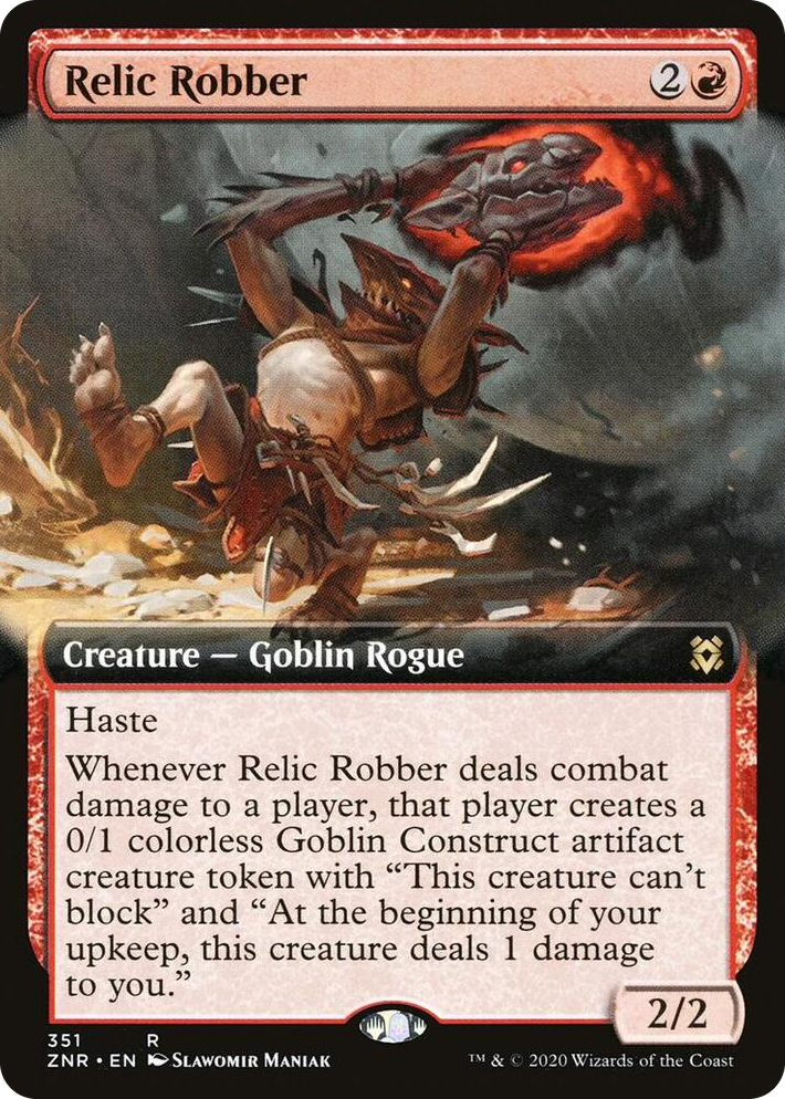 0351 Relic Robber (Extended Art) R Zendikar Rising