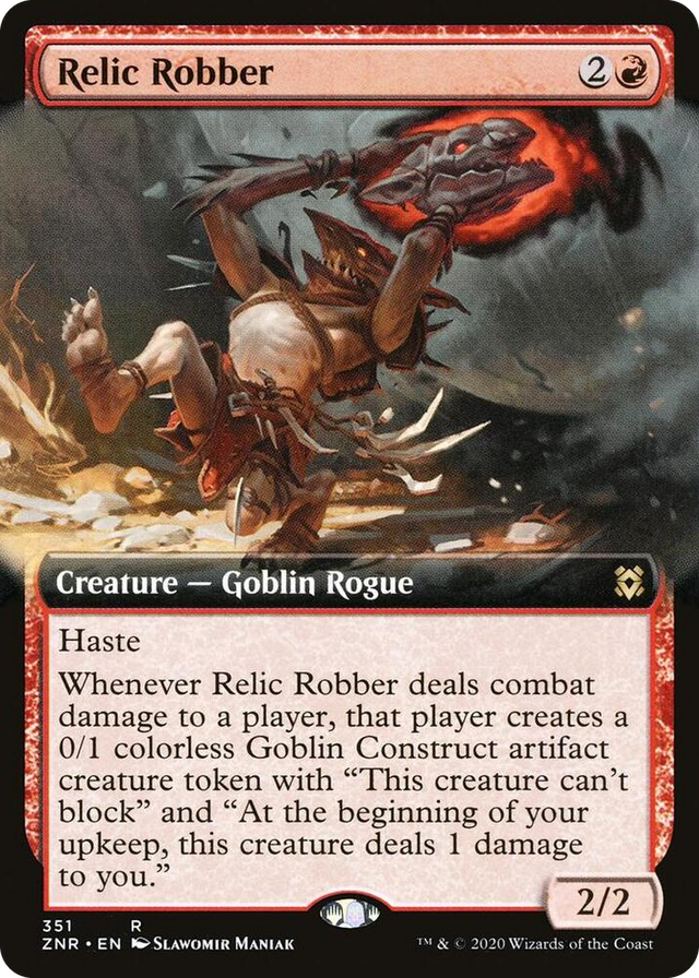 0351 Relic Robber (Extended Art) R Zendikar Rising