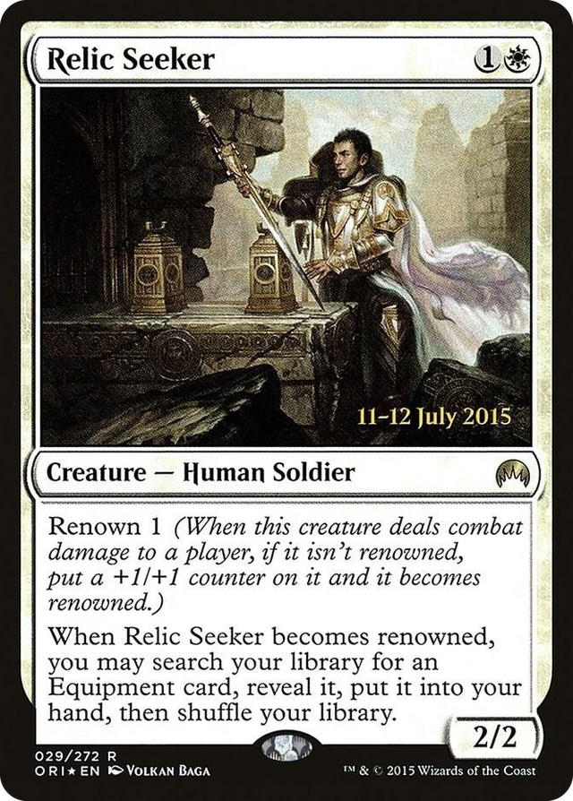 0029 Relic Seeker R Prerelease Cards