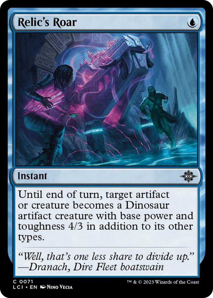 Relic's Roar #71 C - The Lost Caverns of Ixalan Pokemon card