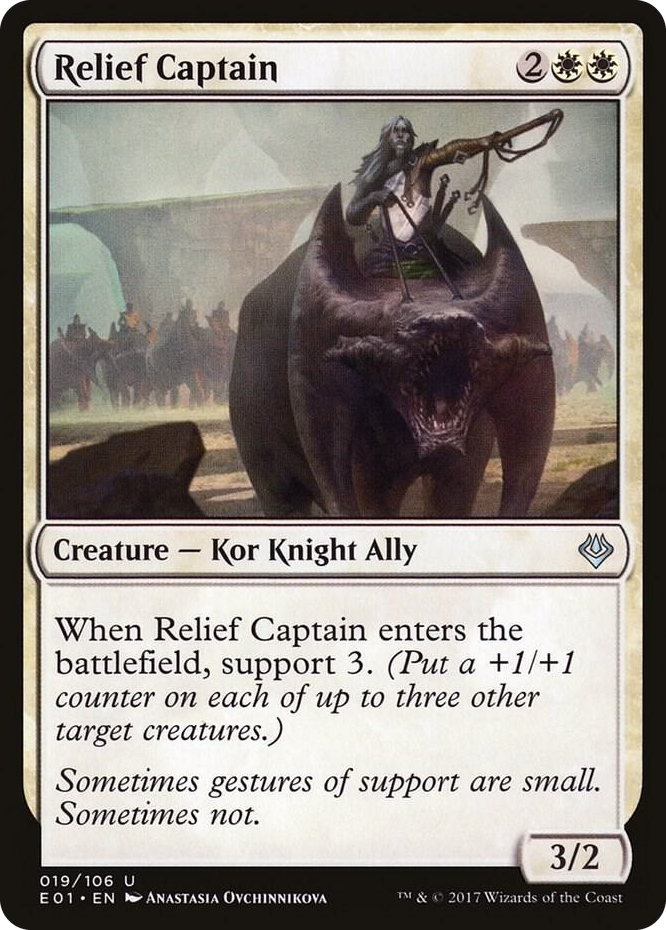 Relief Captain #19 U - Archenemy: Nicol Bolas Pokemon card