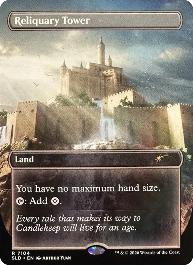 Reliquary Tower (7104) #7104 R - Secret Lair Drop Series Pokemon card