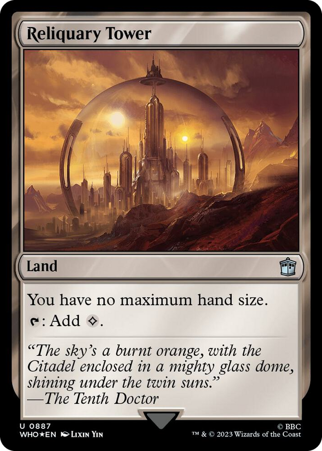 0887 Reliquary Tower (Surge Foil) U Universes Beyond: Doctor Who
