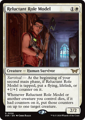 0026 Reluctant Role Model R Promo Pack: Duskmourn: House of Horror