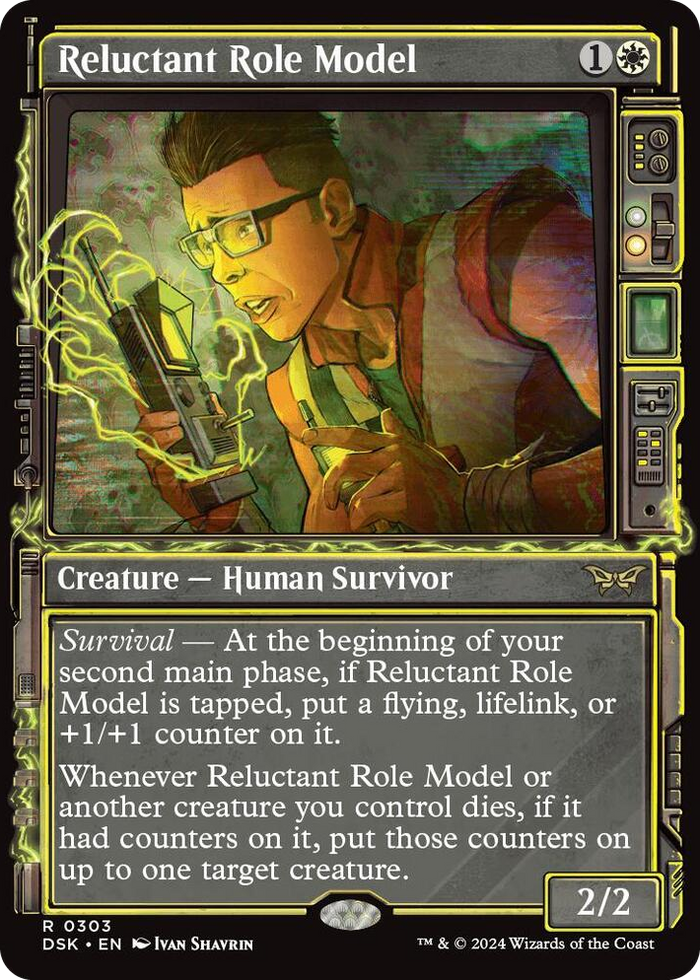 Reluctant Role Model (Showcase) #303 R - Duskmourn: House of Horror Pokemon card