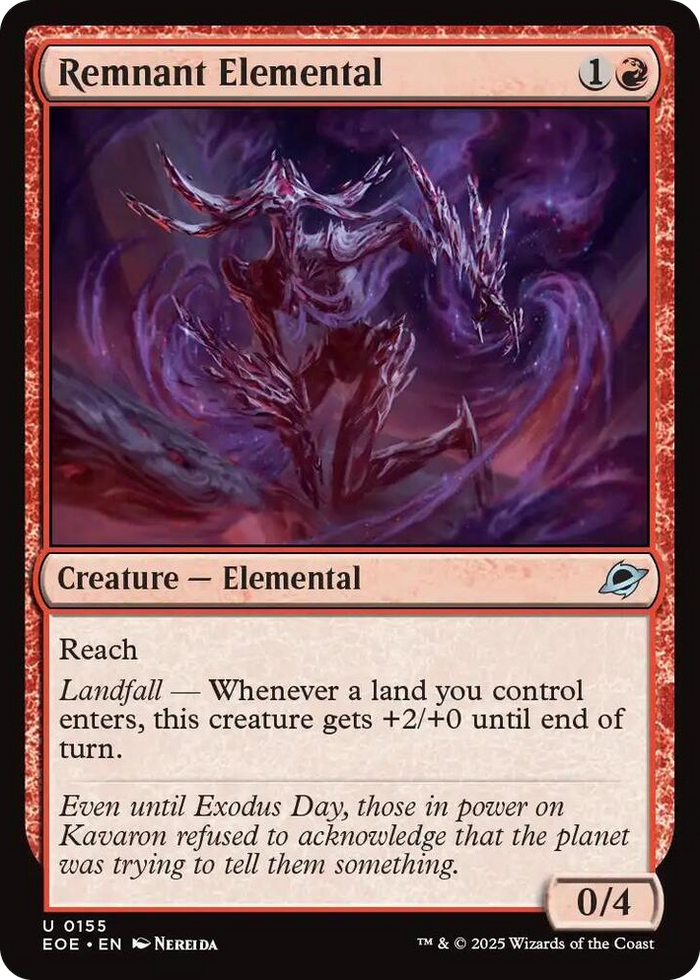Remnant Elemental #155 U - Edge of Eternities Pokemon card