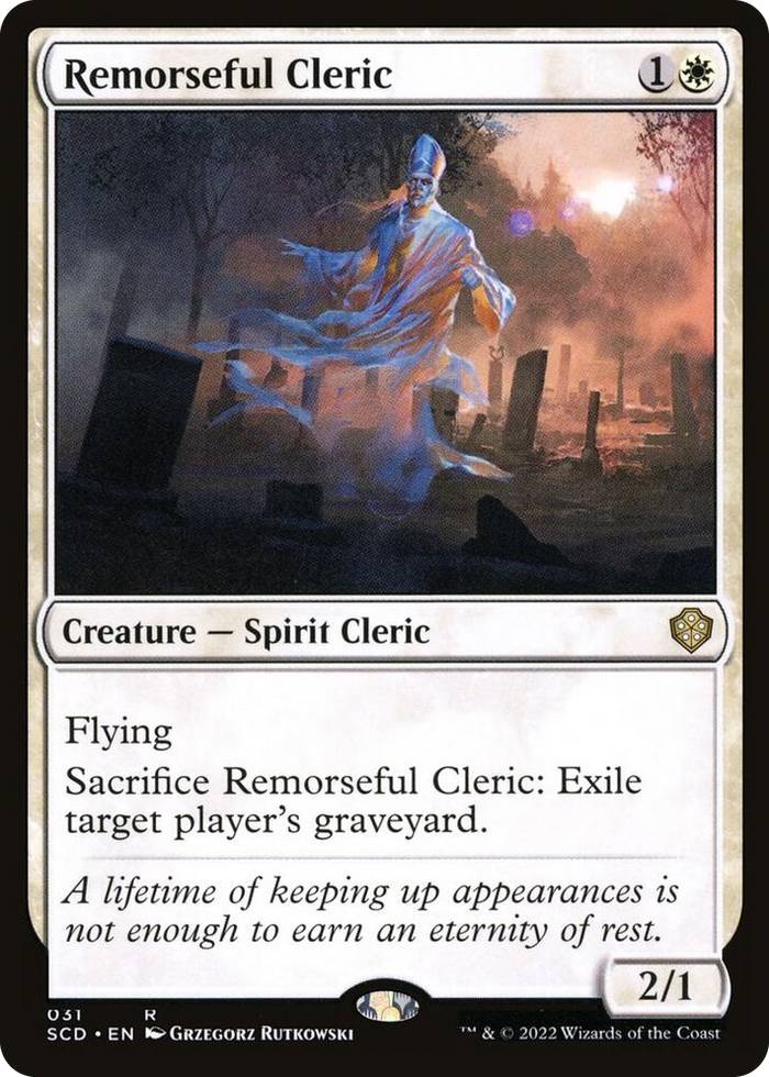 Remorseful Cleric #31 R - Starter Commander Decks Pokemon card