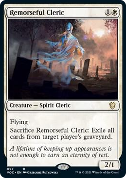 0097 Remorseful Cleric R Commander: Innistrad: Crimson Vow