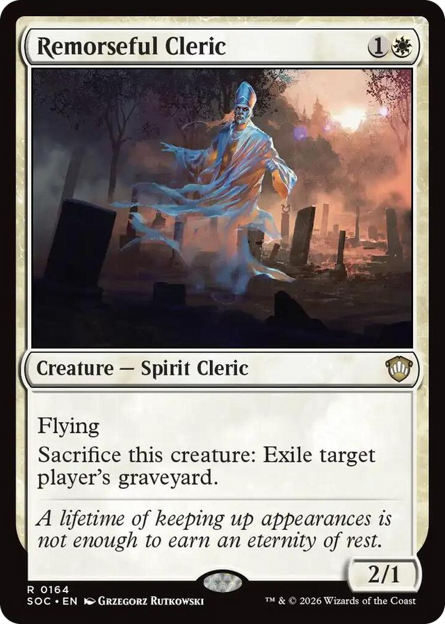 0164 Remorseful Cleric R Commander: Secrets of Strixhaven