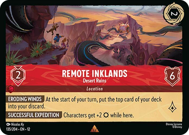 0135 Remote Inklands - Desert Ruins Rare Wilds Unknown
