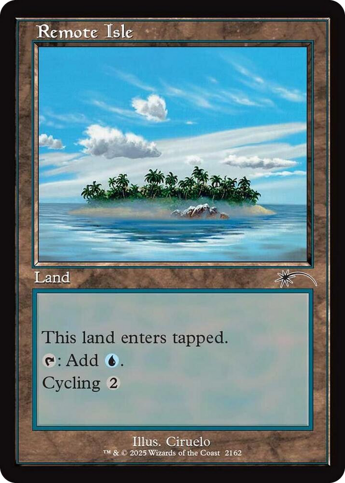 Remote Isle (Retro Frame) #2162 C - Secret Lair Drop Series Pokemon card