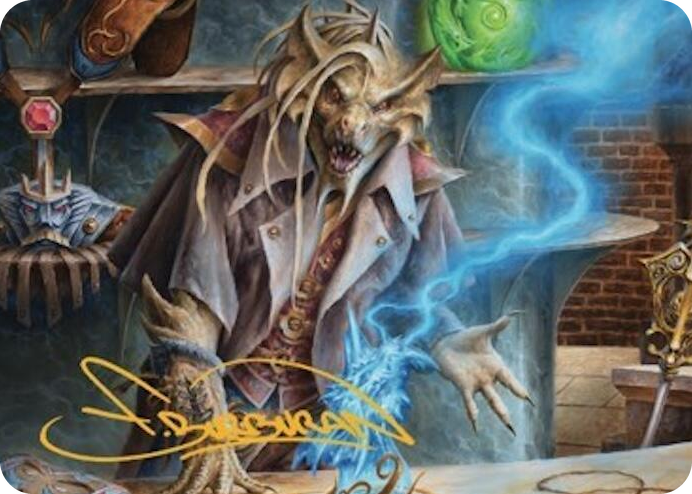 0030 Renari, Merchant of Marvels Art Card (Gold-Stamped Signature) S Art Series: Commander Legends: Battle for Baldur's Gate