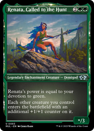 0093 Renata, Called to the Hunt (Foil Etched) U March of the Machine: Multiverse Legends