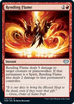 0175 Rending Flame U Innistrad: Crimson Vow
