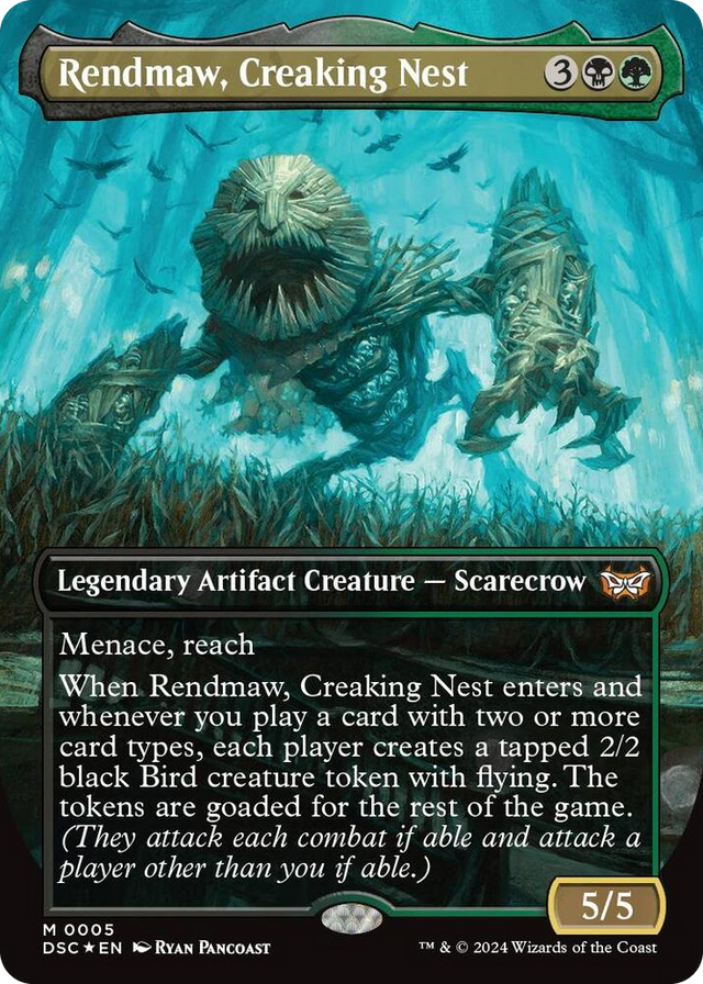 0005 Rendmaw, Creaking Nest (Borderless) M Commander: Duskmourn: House of Horror