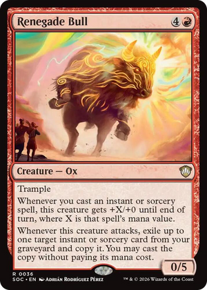 0036 Renegade Bull R Commander: Secrets of Strixhaven