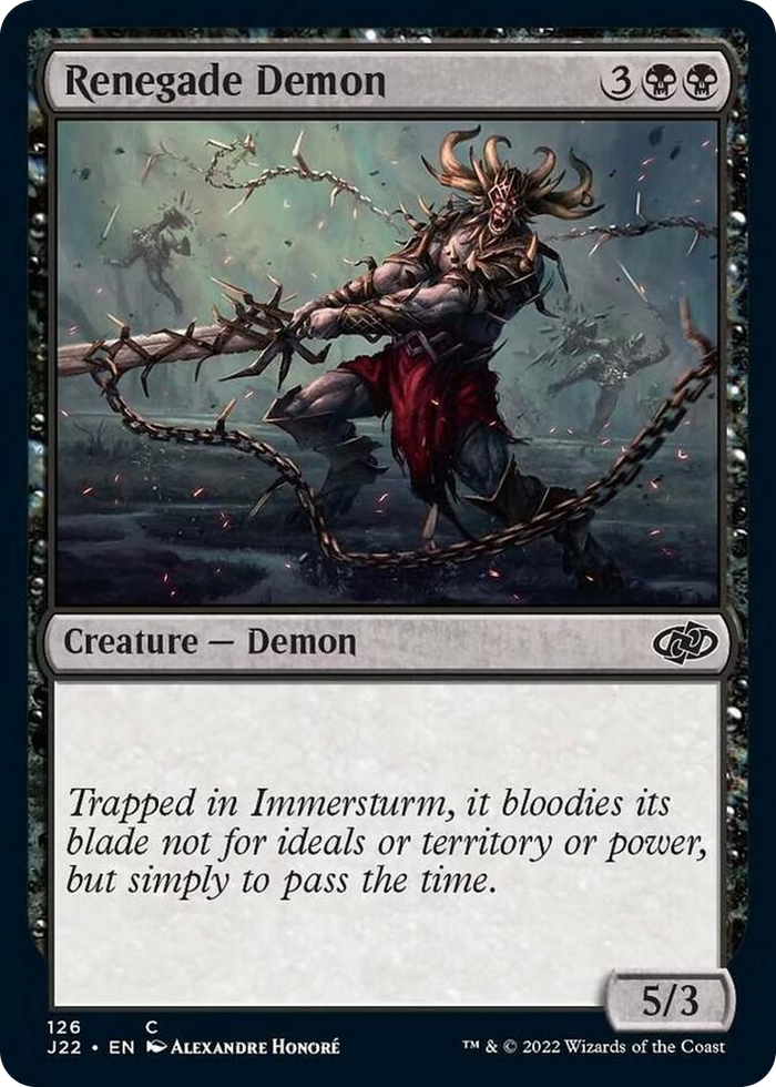 Renegade Demon #126 C - Jumpstart 2022 Pokemon card